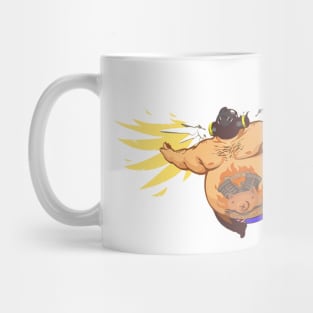 Roadhog Diving with Mercy Wings Mug